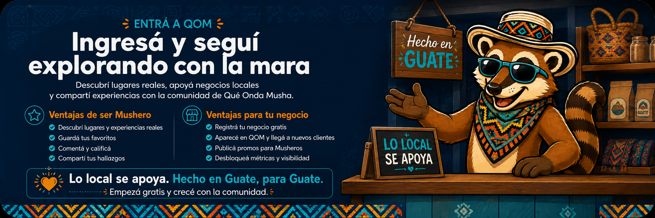 Lo local se apoya con QOM